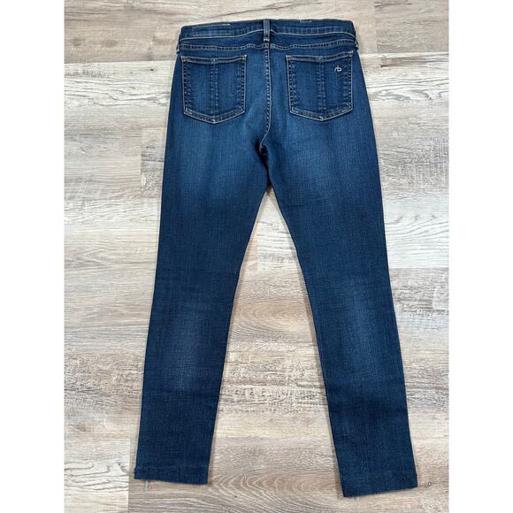 Rag & Bone Woodford Medium Wash Skinny Jeans - Size 28 - Picture 3 of 8